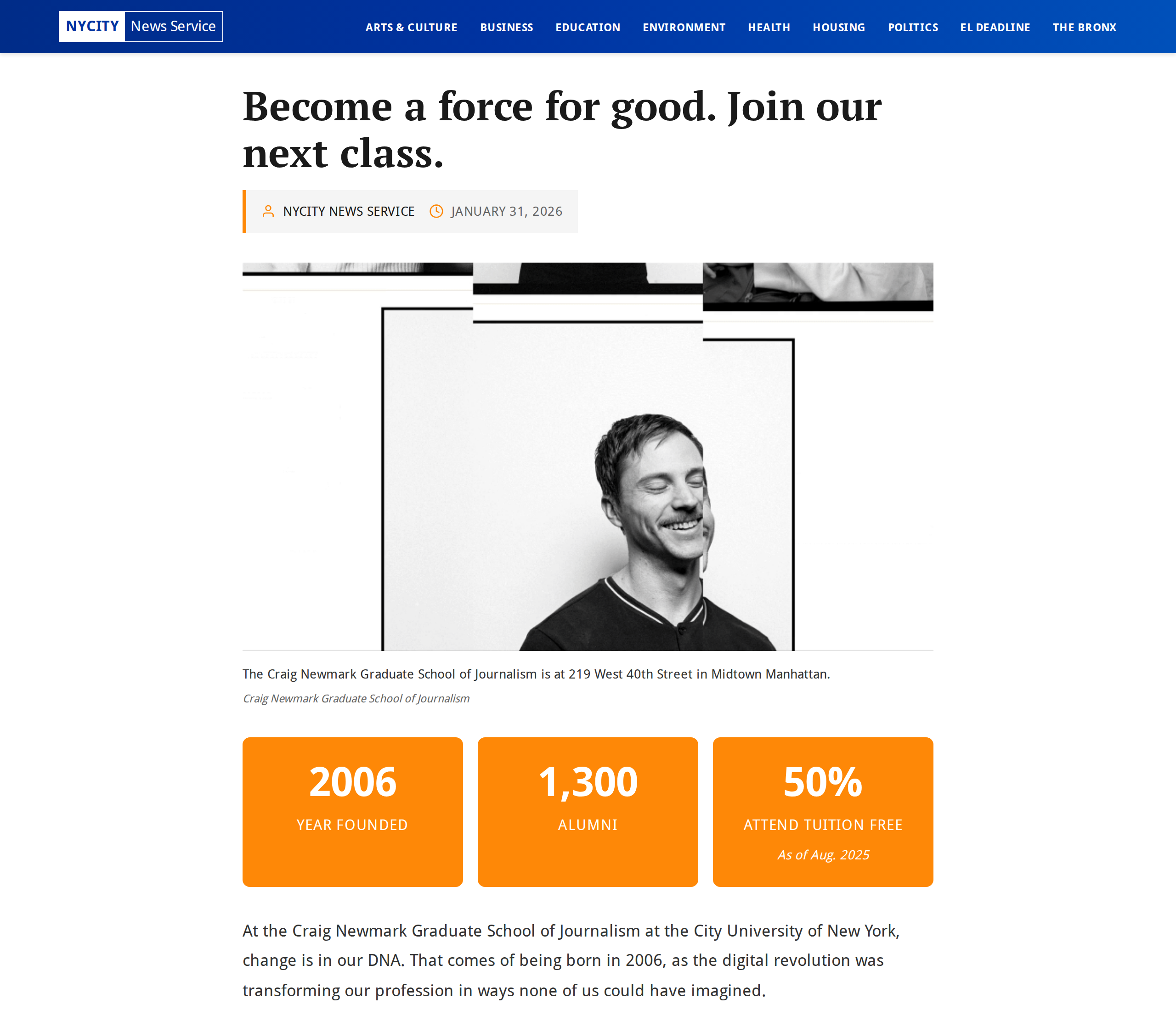 The template site with orange BigNumber stat cards and orange accent colors after applying story-theme CSS variable overrides