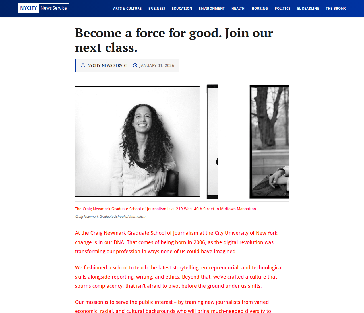 The template site with all body text turned red after changing the --color-text CSS variable to #ff0000