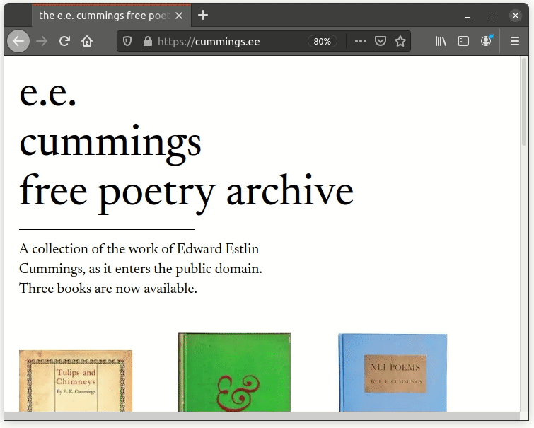 the e.e. cummings free poetry archive