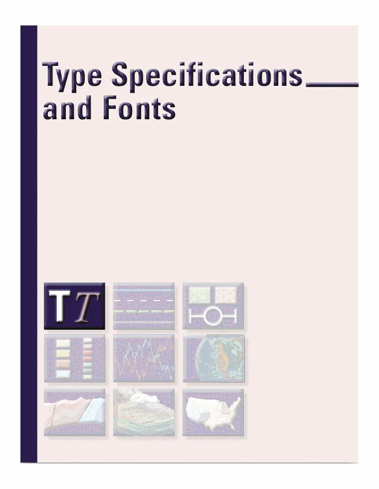 Pages from U.S. Geological Survey mapping and illustration style guides.